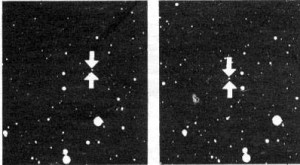 Cнимки, на которых 18 февраля 1930 Томбо обнаружил Плутон