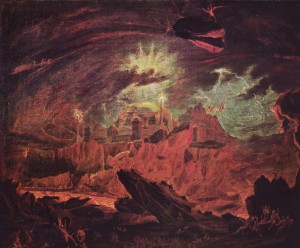Синастрические аспекты. Плутон. Fallen Angels in Hell John Martin, ca. 1841